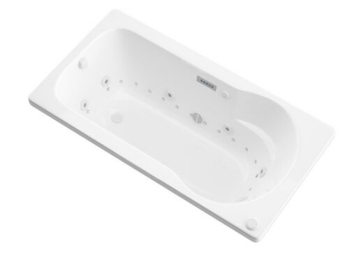 HD SERIES - ZIRCON Rectangle Shaped - Acu-Stream Jetted Drop-in Bathtub